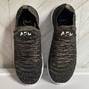 APL Black and Gold Athletic Shoes